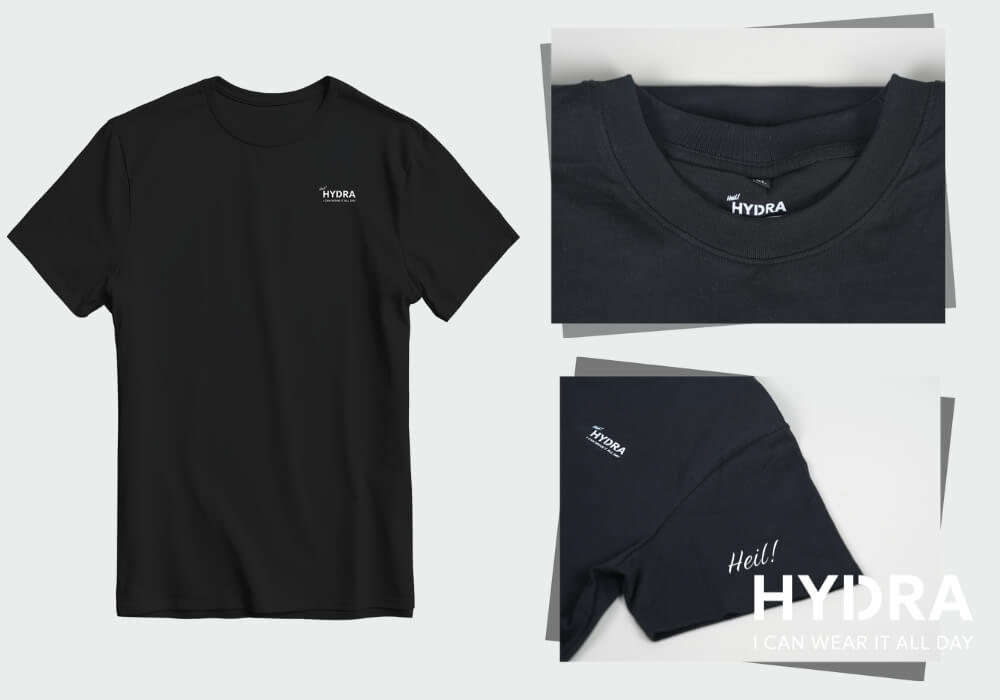 Form áo thun Hydra Basic sau 3 tháng
