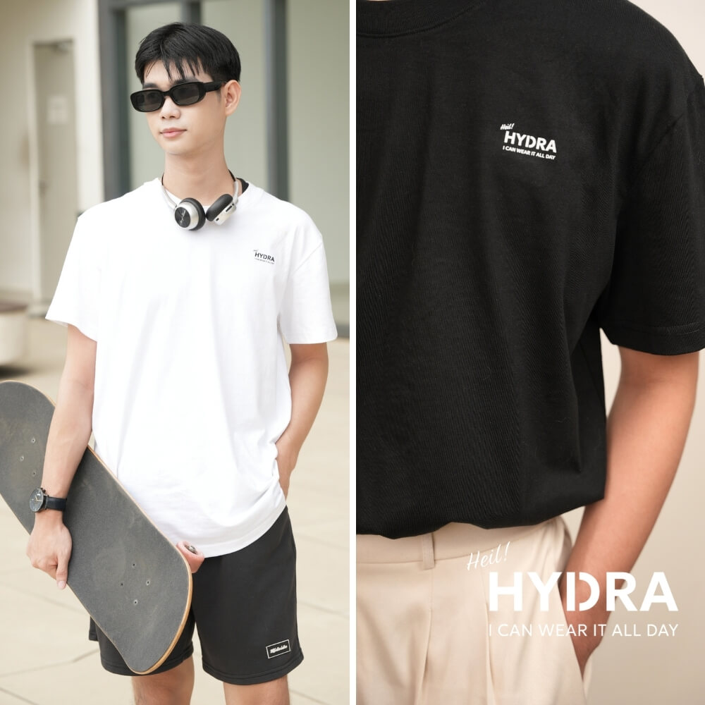 Khả năng thấm hút sử dụng áo thun Hydra Basic