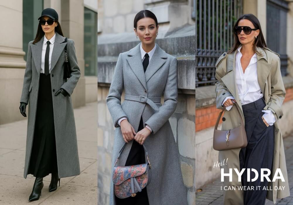 Phối đồ phong cách minimalism cùng áo măng tô và sơ mi Phối đồ phong cách minimalism cùng áo măng tô và sơ mi