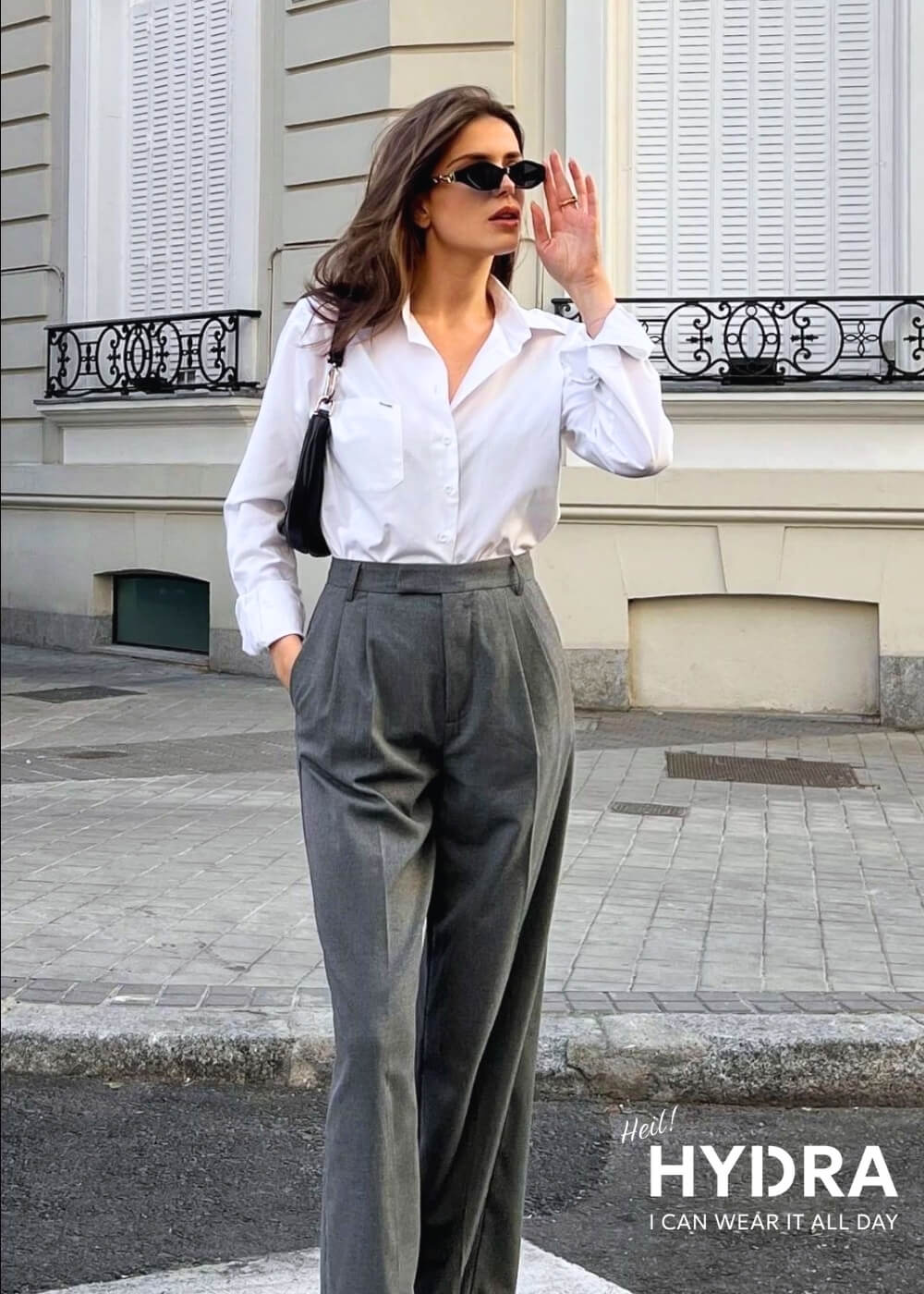 Phối đồ với dáng quần tây ống suông cho nữ