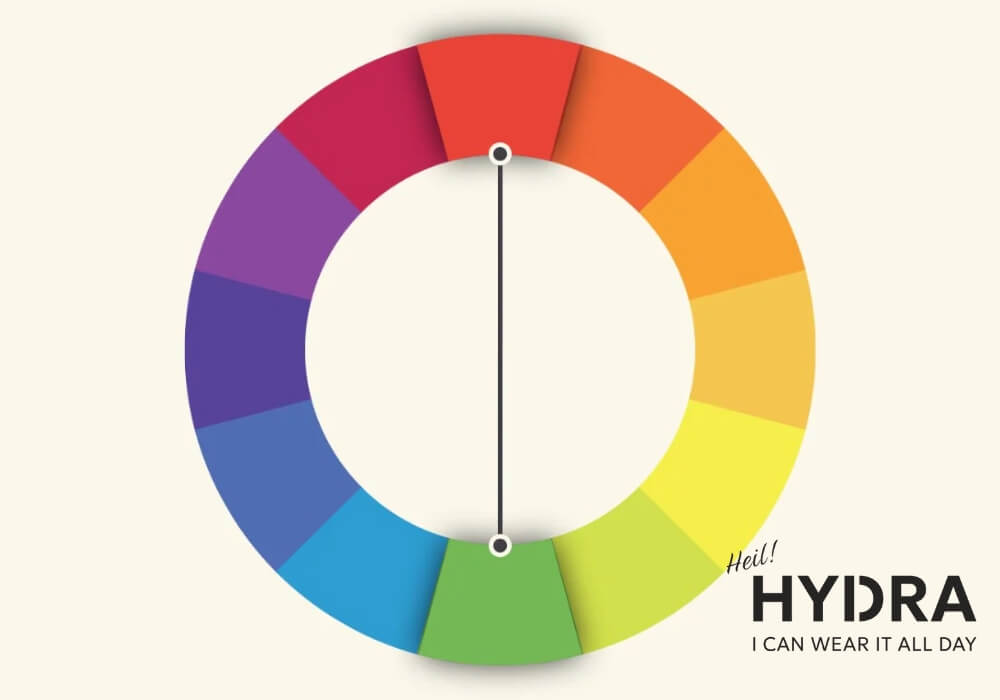 Phối hợp màu sắc tương phản Nguyên tắc phối hợp màu sắc tương phản