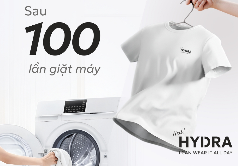 Review áo thun Hydra Basic sau nhiều lần giặt