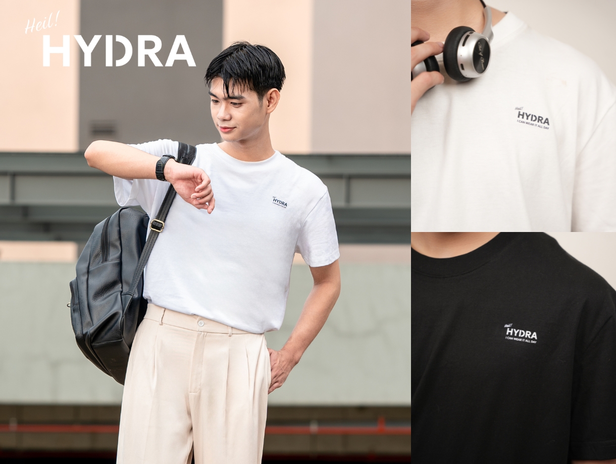 Review áo thun Hydra Basic 100% Cotton 300GSM