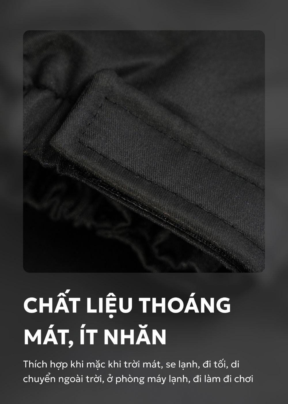 Chọn áo bomber dù trọng lượng nhẹ